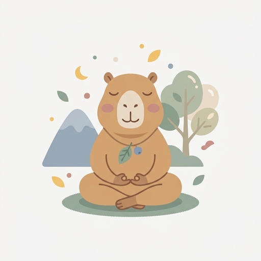 卡皮巴拉治愈卡片
